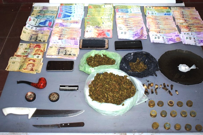 La policía desarticuló un centro de distribución de estupefacientes en el Namqom