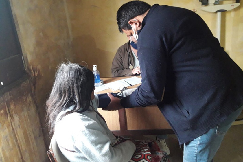 Familias wichí beneficiadas con acciones sanitarias programadas