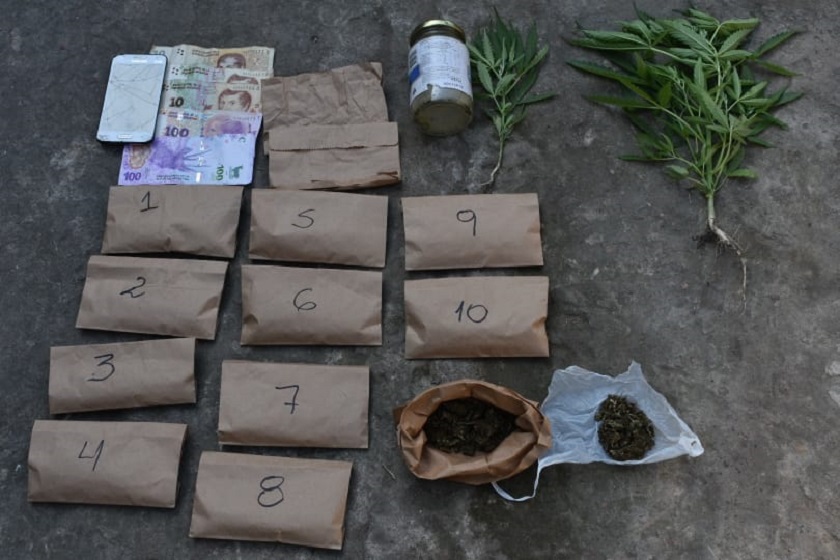 Múltiples allanamientos realizados por la Policía para desarticular Centros de Distribución de Drogas
