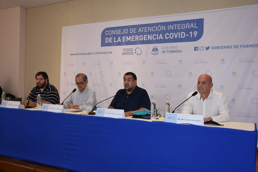 Sin nuevos casos de COVID-19 en Formosa