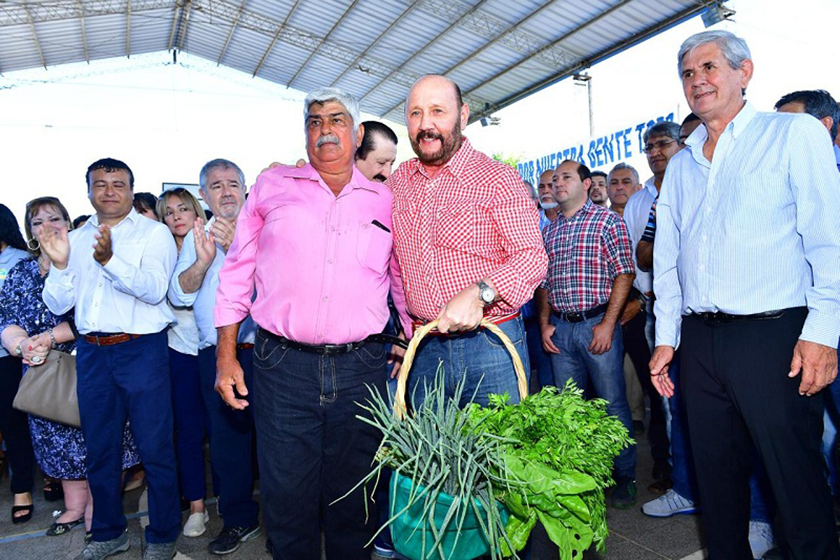 “El apoyo del Gobierno provincial a los productores siempre está”