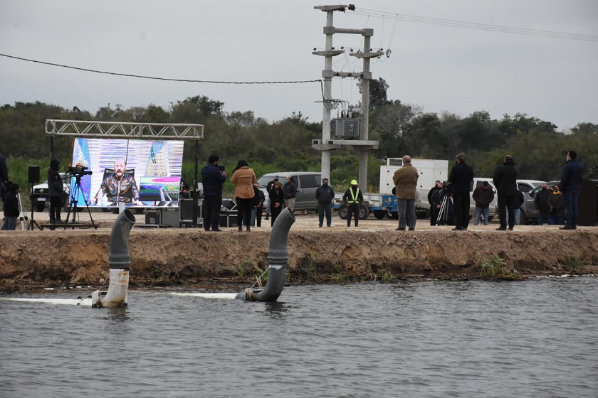 Destacan decisión política del gobernador Insfrán que permitió concreciones en materia hídrica