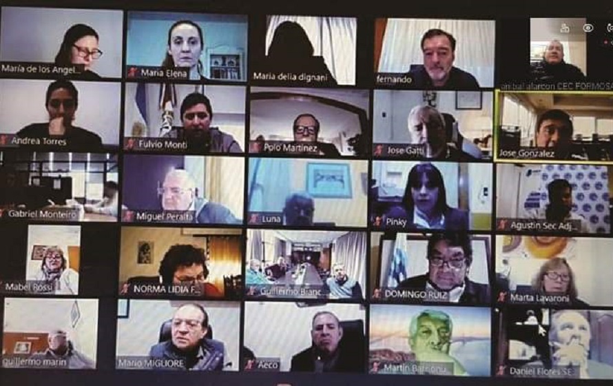 CEC Formosa participó de reunión vía zoom del MMI