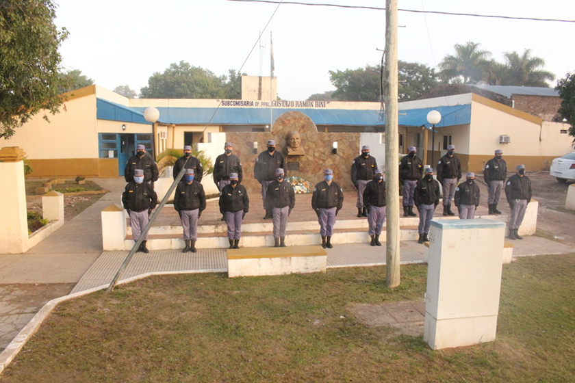 Conmemoraron el 11° aniversario del fallecimiento del Oficial Principal de la Policía Gustavo Ramón Bini