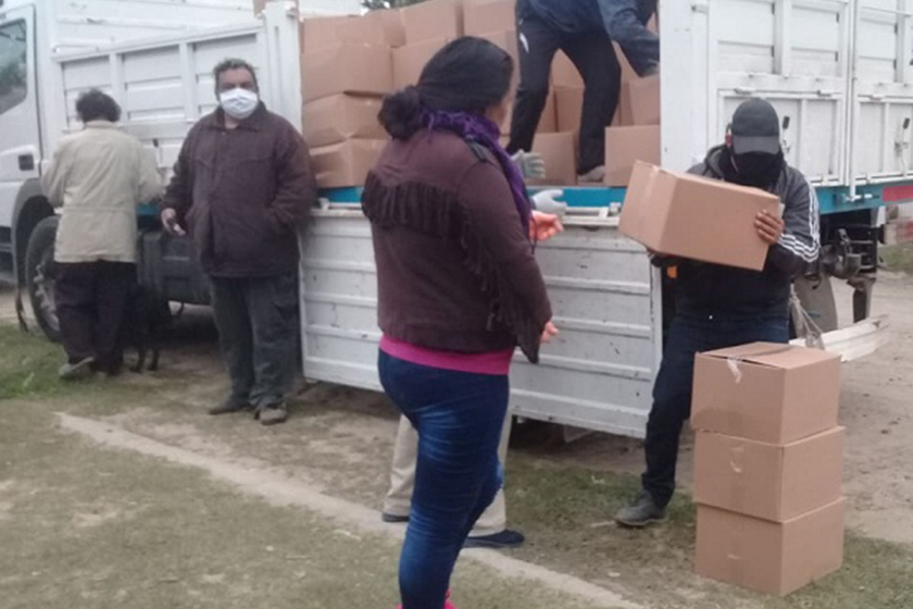 Avanza la entrega de módulos alimentarios modalidad aborigen