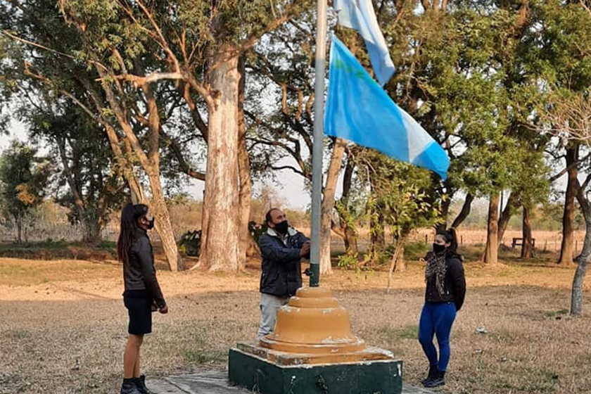 Alegría en la escuela de Colonia Loma Hermosa por la vuelta a clases semi- presenciales