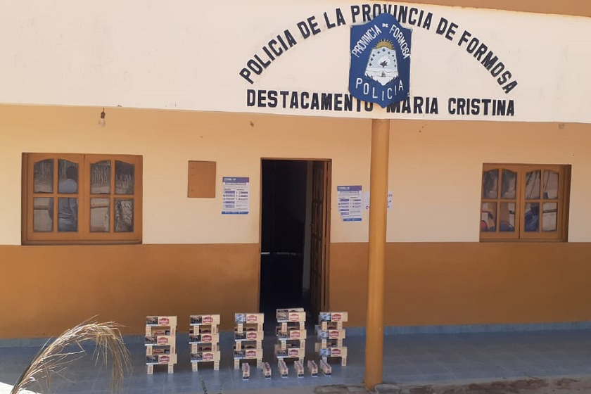 En un allanamiento la policía secuestró cigarrillos de origen extranjero en la localidad de María Cristina