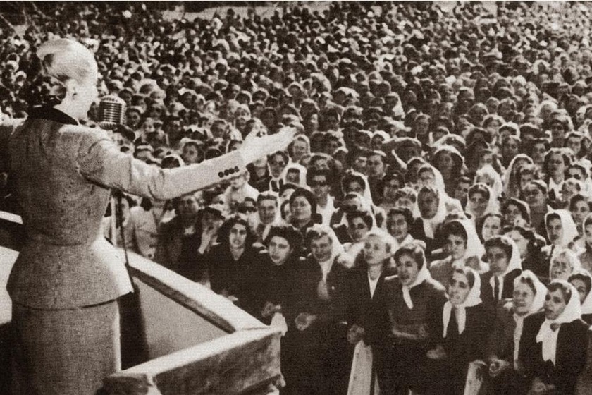 A 74 años de la aprobación del voto femenino en Argentina, resaltan la figura de Eva Perón