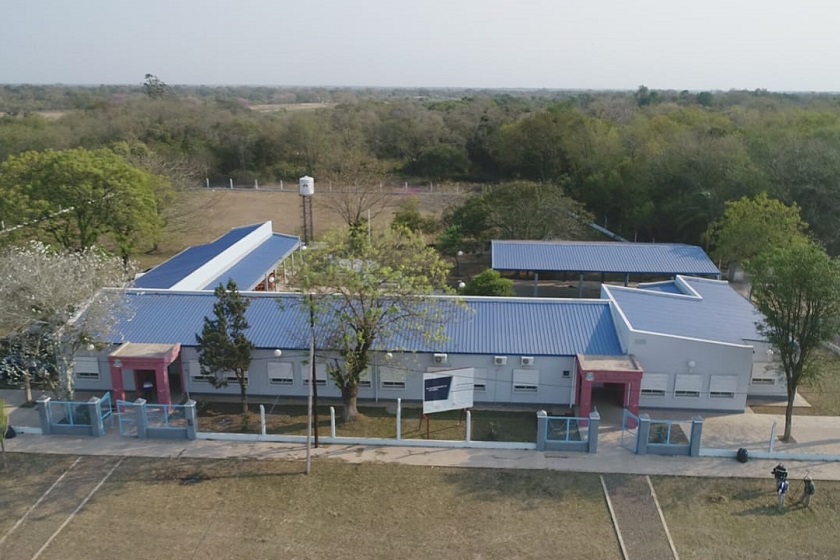 El gobernador Gildo Insfrán inaugura complejo educativo en Villafañe