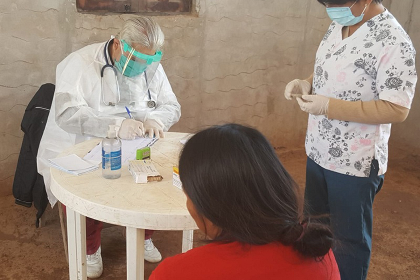 Pobladores originarios del oeste fueron beneficiados con un amplio operativo de salud