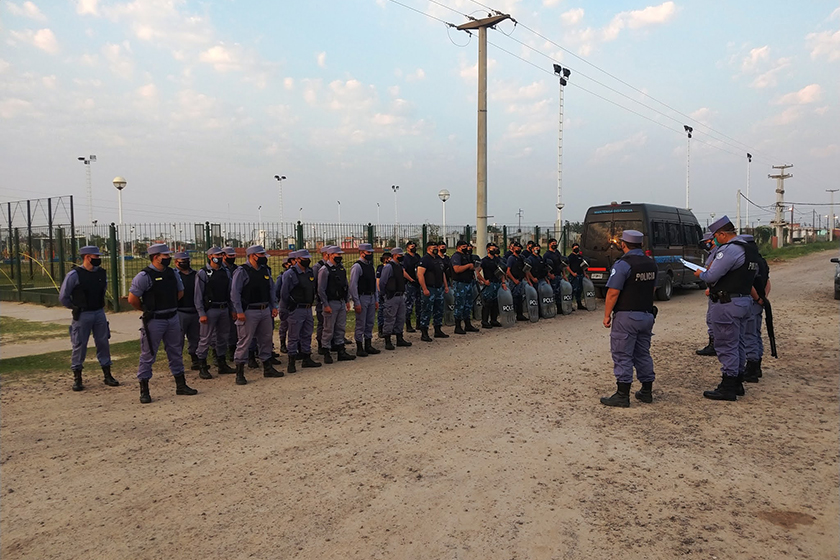 La Policía aprehendió a ocho personas involucradas en los incidentes del barrio Lote Rural 111