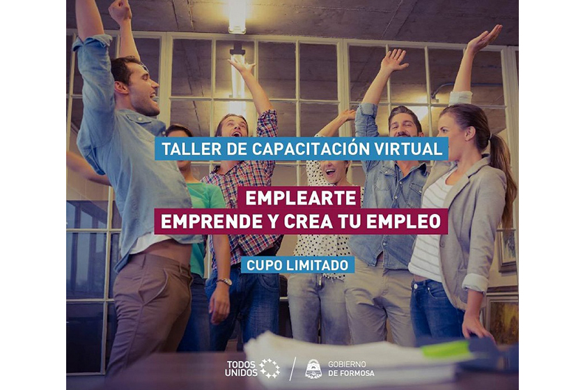 Empleo avanza con el dictado de capacitaciones virtuales para emprendedores