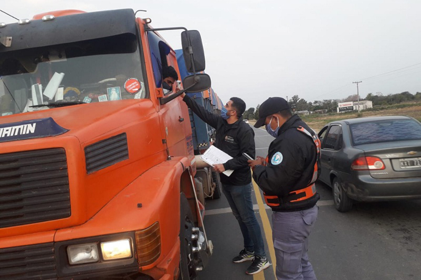 Laguna Blanca: Controles sanitarios en rutas nacionales y provinciales para evitar la circulación de COVID-19
