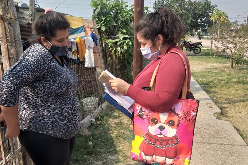 Seguimiento a niños, embarazadas y puérperas del Lote 111