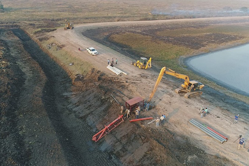 Elogios al gobernador Insfrán por la concreción de obras hídricas: “Es un visionario”