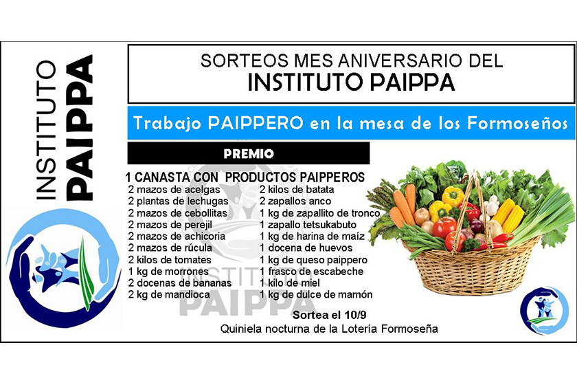 Los productores paipperos sortearán una canasta de alimentos entre sus clientes
