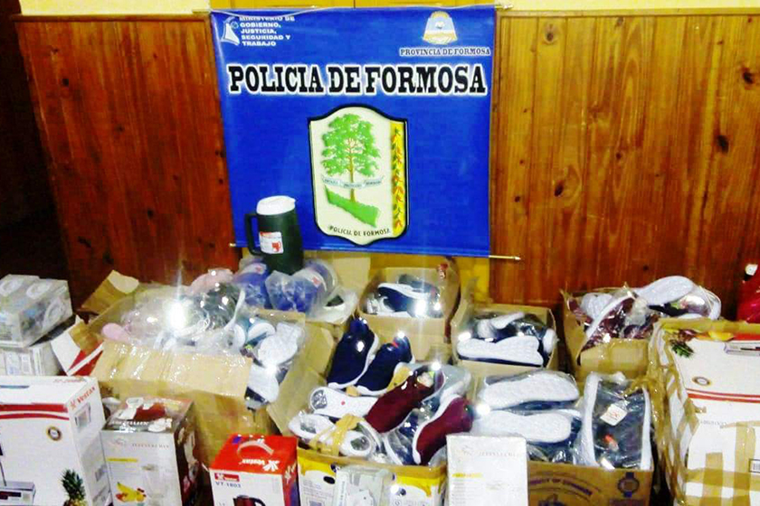 La Policía secuestró mercaderías sin aval aduanero por más de 143.000 pesos