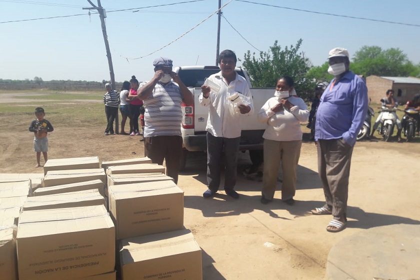 Sin pausa se cumple la asistencia nutricional a los pueblos originarios