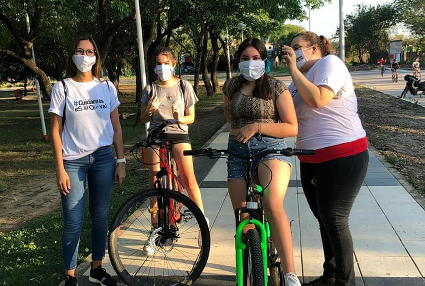 Movida de los jóvenes para crear conciencia y defender el estatus sanitario