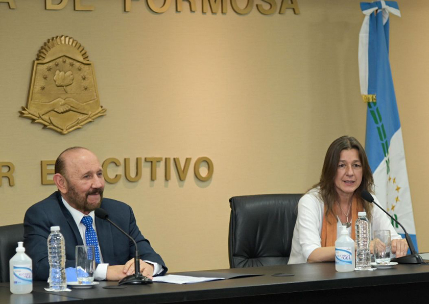 El gobernador Gildo Insfrán recibió a la Ministra de Seguridad de la Nación