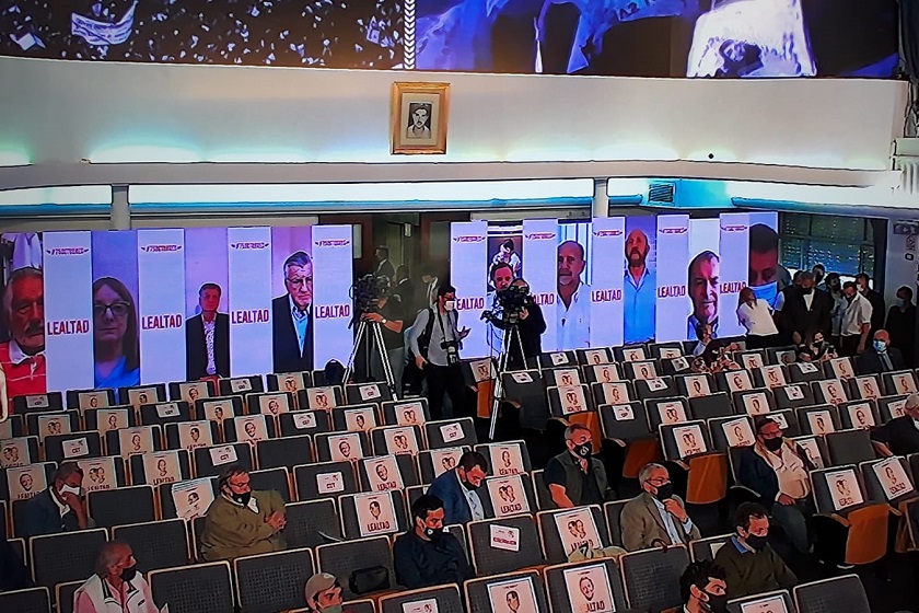 El gobernador Gildo Insfrán participó vía online del acto por el Día de la Lealtad