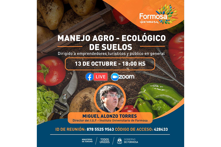 El Ministerio de Turismo realizará charlas virtuales sobre “Huertas agroecológicas, saludables y sostenibles”