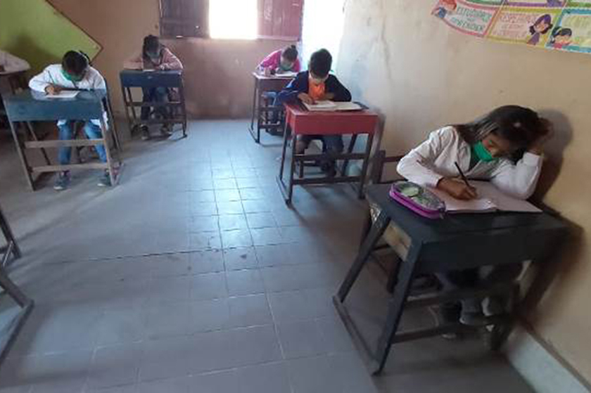 Este lunes vuelven las clases presenciales en establecimientos educativos de Fontana