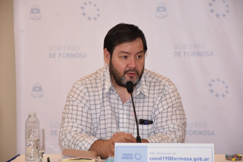 Bibolini dio el parte médico de los pacientes internados en el Hospital Evita