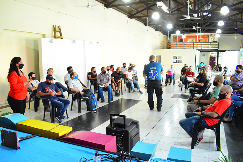 Operadores turísticos asistieron al ciclo de capacitaciones sobre R.C.P y Primeros Auxilios