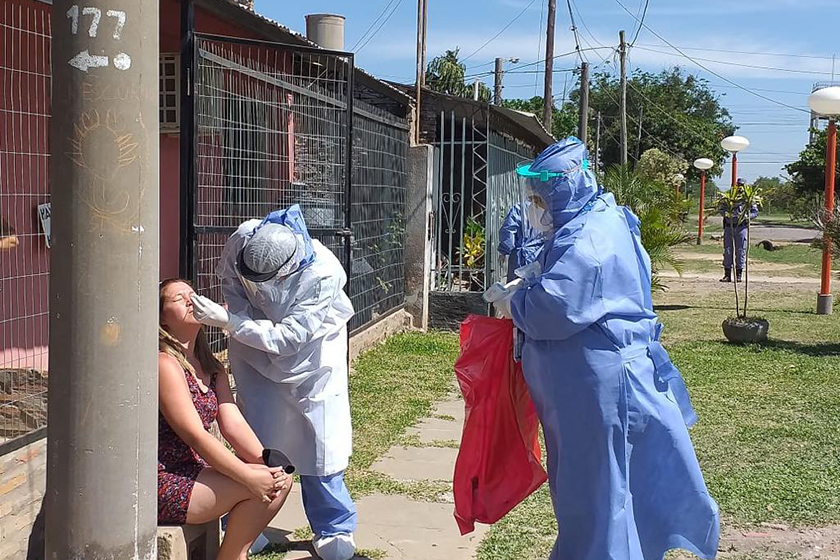 Clorinda: ya se realizaron 1213 hisopados para la búsqueda intensificada de casos
