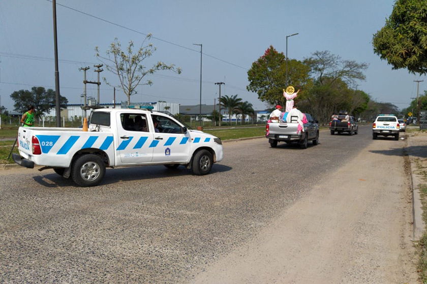 La Policía garantiza el desarrollo de diversas actividades de índole religioso.