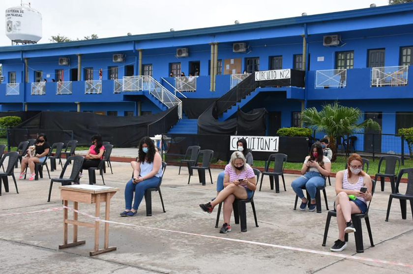 68 jóvenes finalizaron su aislamiento preventivo y obligatorio en la Escuela de Cadetes