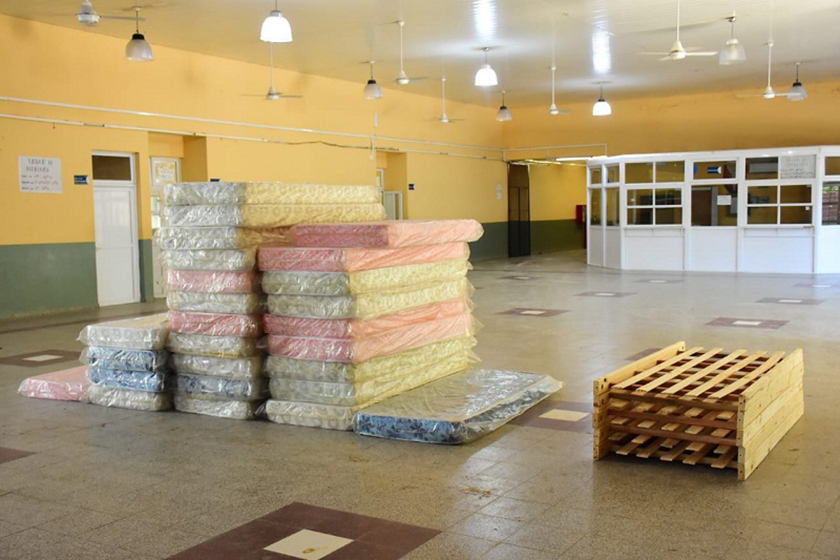 Se continúa recibiendo elementos para equipar los Centros de Aislamiento Preventivo