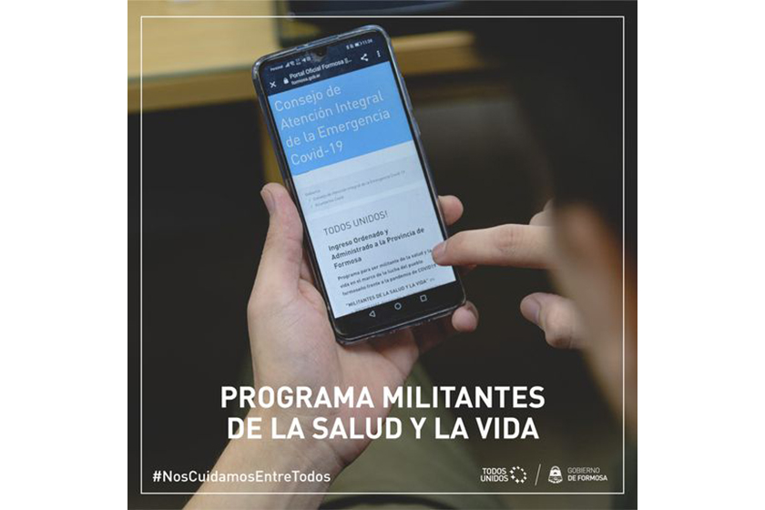 Ya se puede inscribir como voluntario para colaborar con el Ingreso Ordenado y Administrado a la Provincia de Formosa