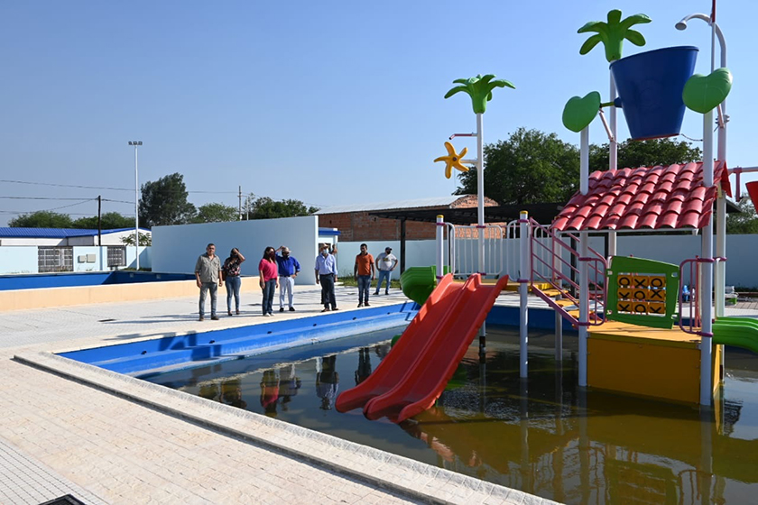 Supervisaron las obras que en Pozo del Tigre ejecuta la Provincia