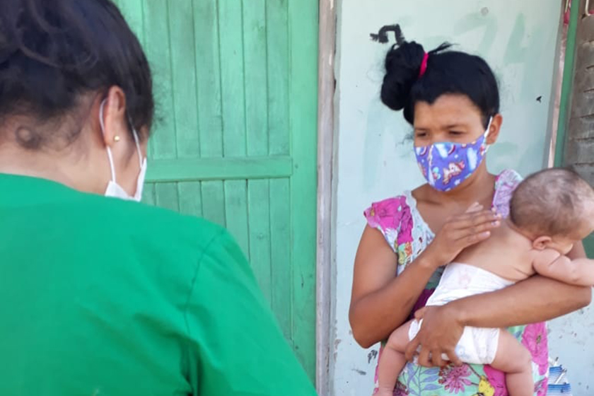 Niños, embarazadas y puérperas beneficiadas con visitas de los equipos sanitarios que ofrecen numerosos servicios médicos gratuitos