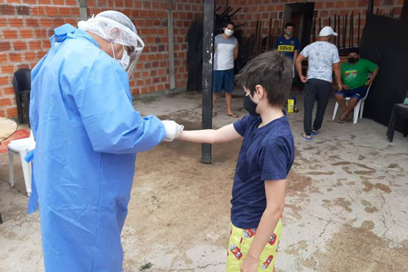 Personas que se encuentran en los centros de aislamiento son destinatarios de un permanente monitoreo de salud