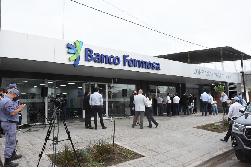 El Banco Formosa inauguró una sucursal en Palo Santo