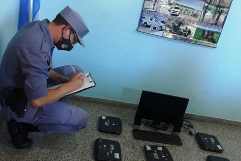 Clorinda: la Policía recuperó bienes sustraídos de un establecimiento educativo