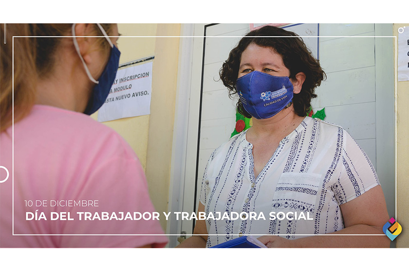 Gildo Insfrán felicitó a los trabajadores sociales en su día
