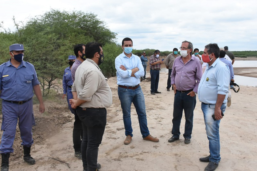 Pilcomayo: Vicegobernador visitó el Proyecto Pantalón y verificó obras que ejecuta la Provincia