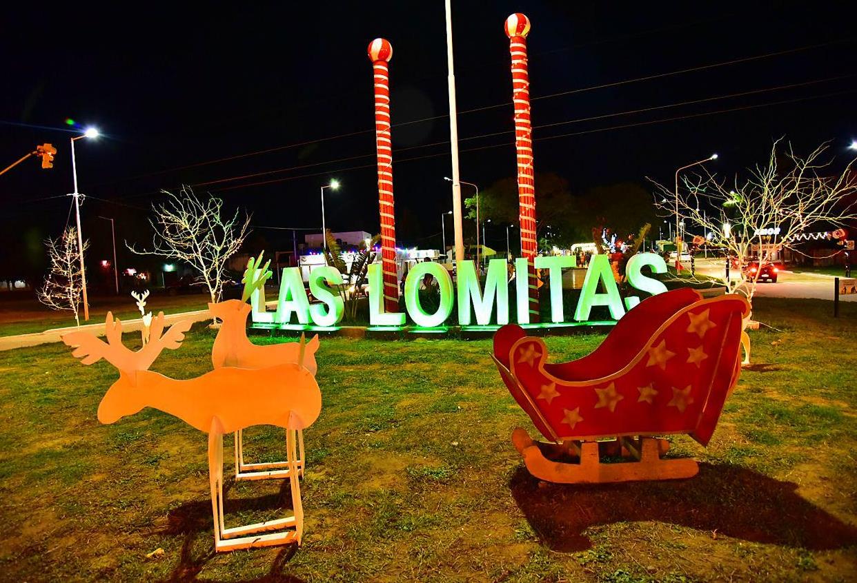 Las Lomitas habilitó su Paseo Navideño, el más impactante del interior provincial