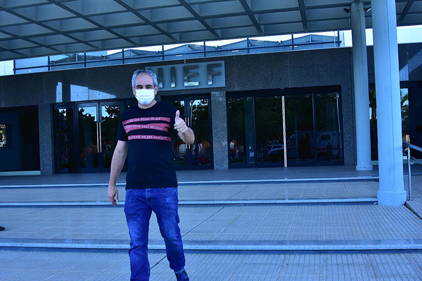 Con agradecimientos, dejó el hospital el paciente 200 recuperado de COVID19
