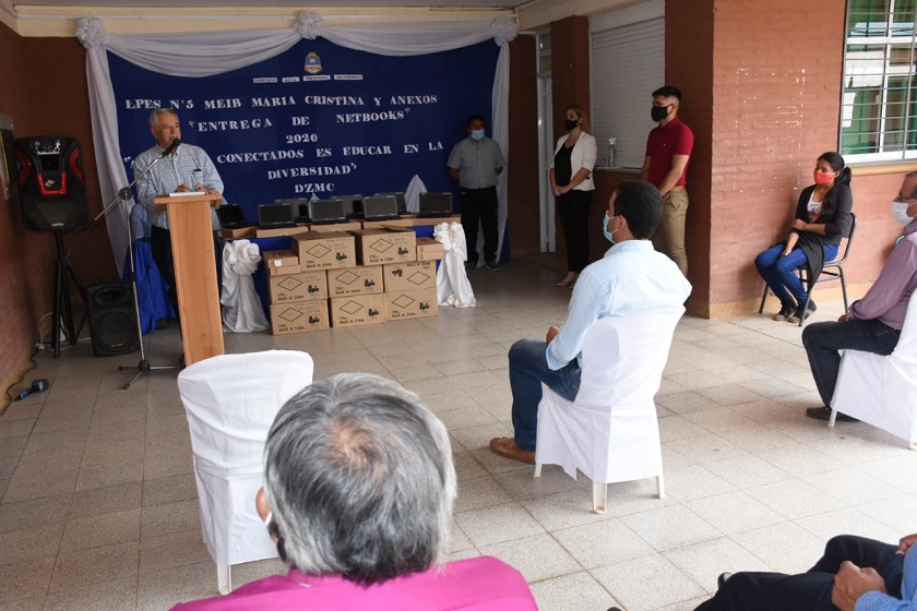 El Oeste provincial agradece la entrega de netbooks a estudiantes secundarios