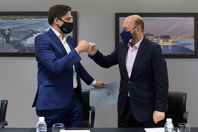 El gobernador Gildo Insfrán y el ministro Trotta evaluaron un futuro reinicio de clases presenciales y semipresenciales