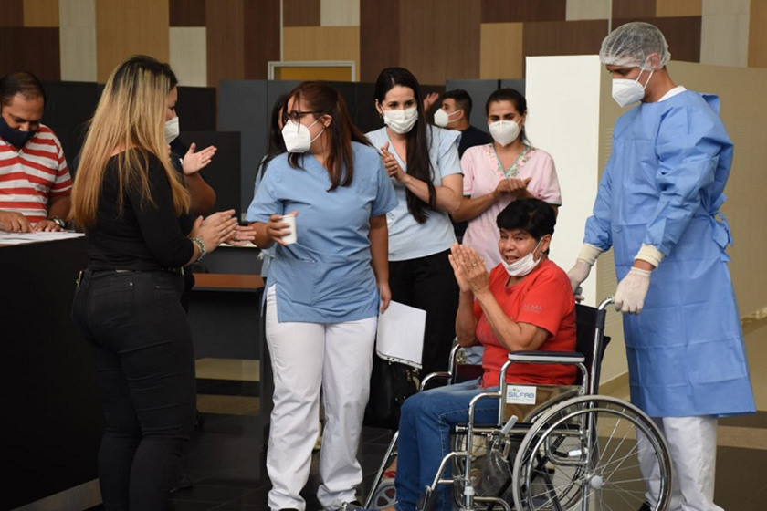 En la última semana se recuperaron 460 pacientes con COVID