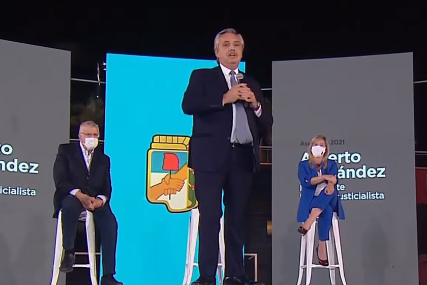 Alberto Fernández asumió la presidencia del PJ