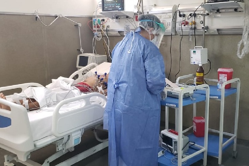 COVID 19: 31 personas están internadas en terapia intensiva con asistencia respiratoria mecánica