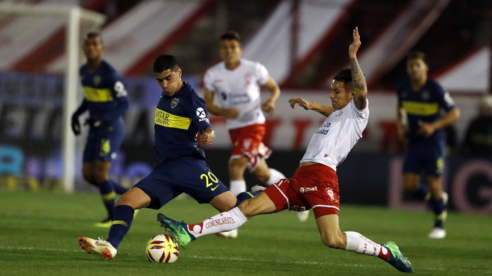 Boca: flecha hacia arriba