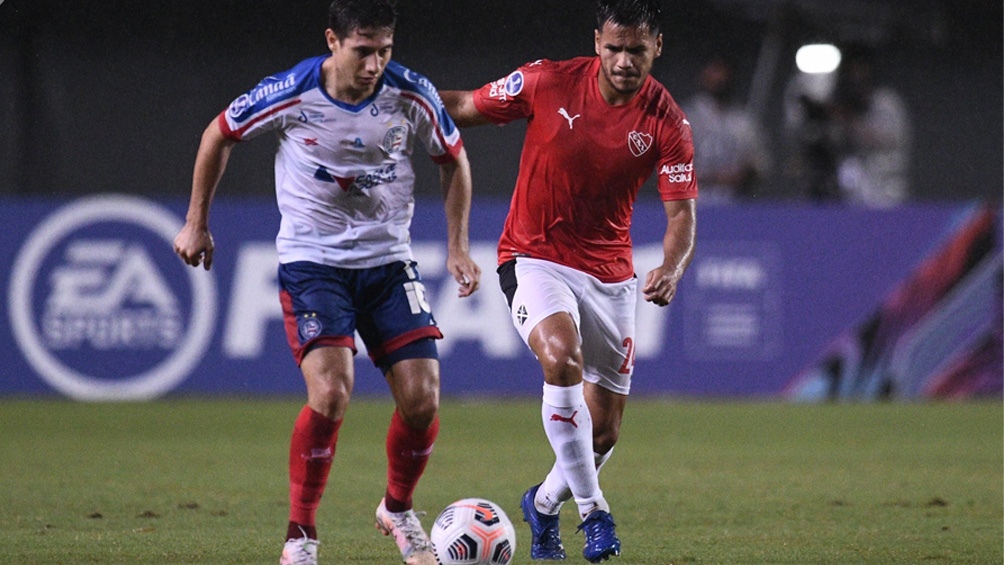 Independiente se hizo fuerte en la adversidad y logró un buen empate en Brasil